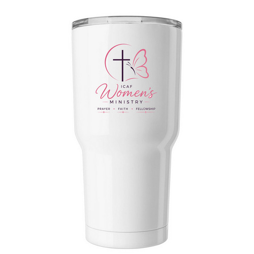 ICAF Women's Tumbler&nbsp;, a White Insulated Tumbler