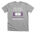 His fight is my fight, a Athletic Heather Premium Unisex Tee