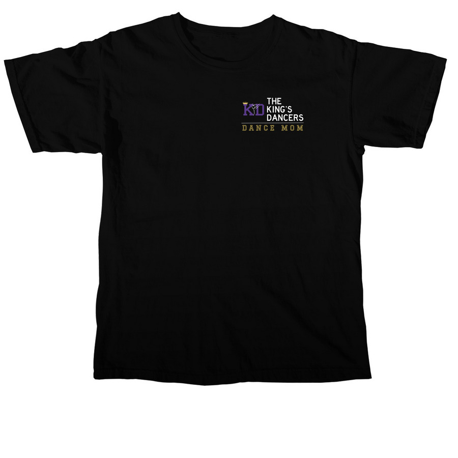 Dance Mom, a Black Comfort Colors Unisex Tee