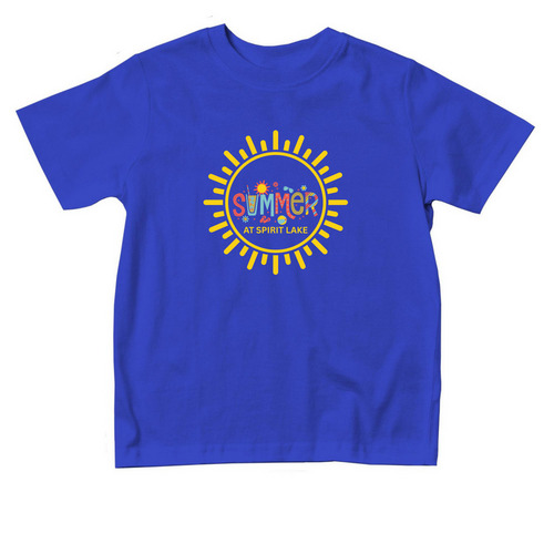 Toddler "Summer", a Royal Blue Toddler Tee