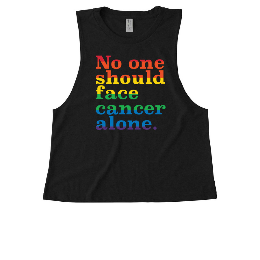 Ulman Pride Tanks, a Deep Black Allmade Eco Triblend Women?s Muscle Tank