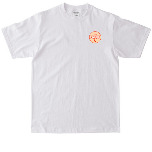 PEACH.sorbet, a White Max Heavyweight Tee