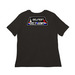 MD Laughing Del '25, a Black Women?s Relaxed Cotton Tee (back-view)