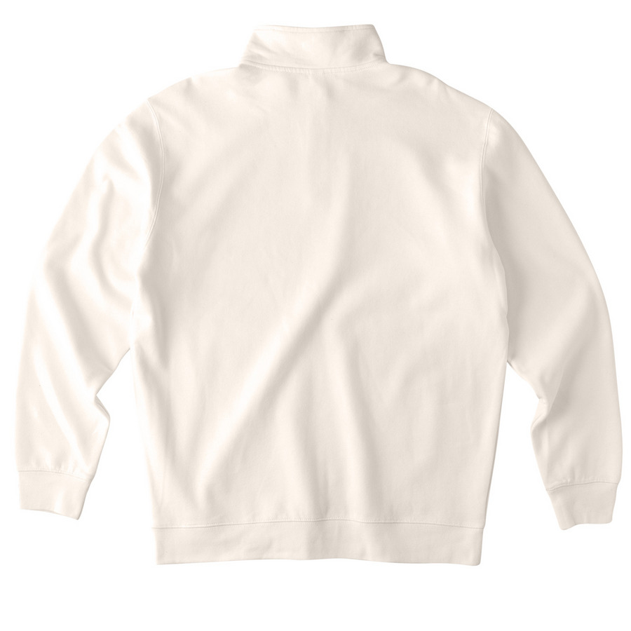 RWA Warm 1/4Zip pullover&nbsp;, a Bone Midweight Quarter Zip Pullover (back-view)