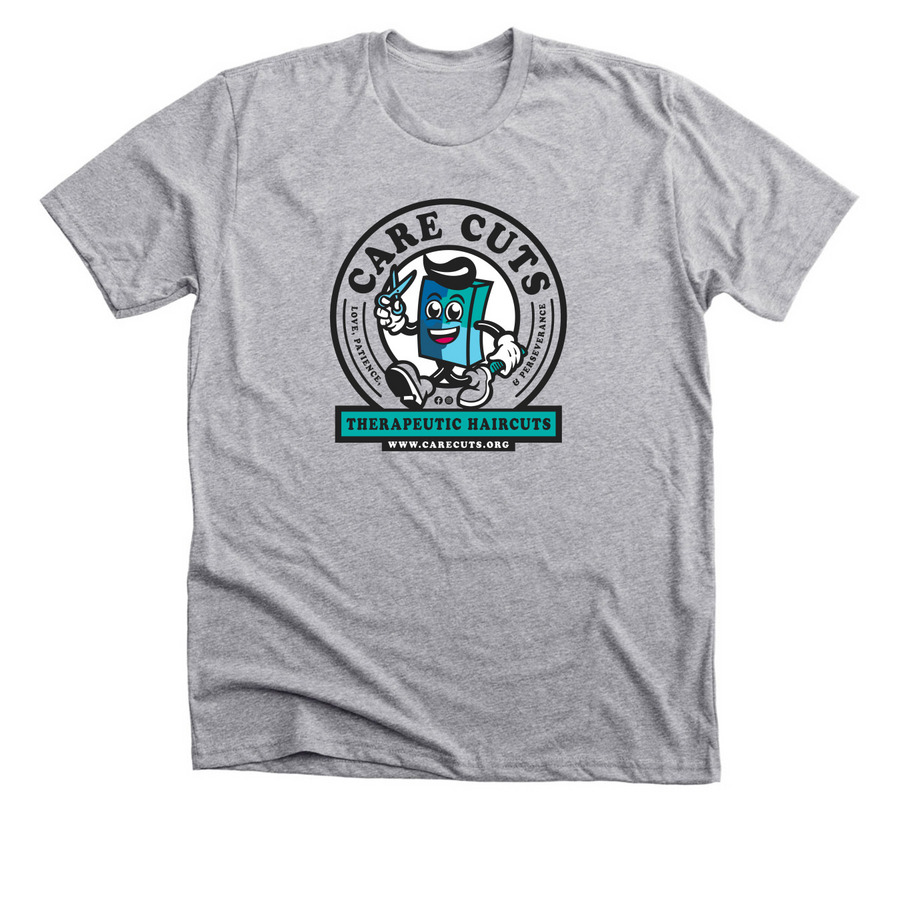 Care Cuts Organization, a Athletic Heather Premium Unisex Tee