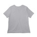 Respect. Protect., a Solid Athletic Grey Women?s Relaxed Cotton Tee (back-view)