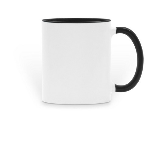 ABC Official Mugs, a Black Two-Tone Ceramic Mug