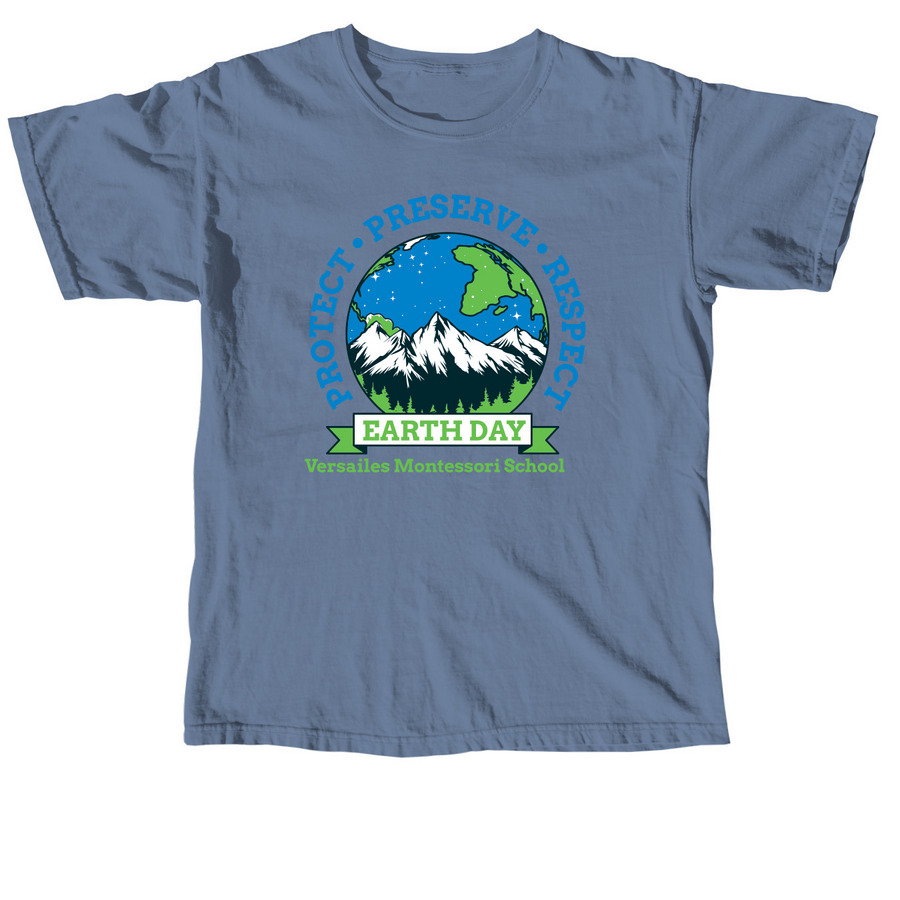 Earth Day, a Blue Jean Comfort Colors Unisex Tee