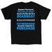 Support Your Local Deadbeat / Fatherhood, a Black Classic Unisex Tee (back-view)