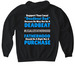 Support Your Local Deadbeat / Fatherhood, a Black Gildan Softstyle Pullover Hoodie (back-view)