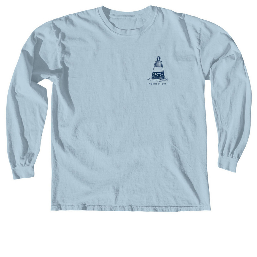 Groton, CT, a Chambray Comfort Colors Long Sleeve Tee