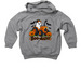 Boo Dozer - Toddler Halloween Hoodie, a Granite Heather Toddler Pullover Hoodie
