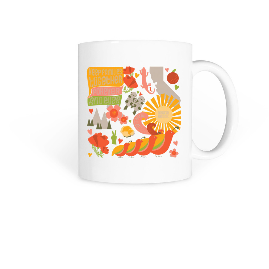 Keep Families Together, a White Coffee Mug