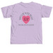 Educate with Heart, a Orchid Comfort Colors Unisex Tee (back-view)