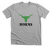 HORNS, a Athletic Heather Premium Unisex Tee