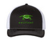 frog TRUCKER HAT, a Black/ White