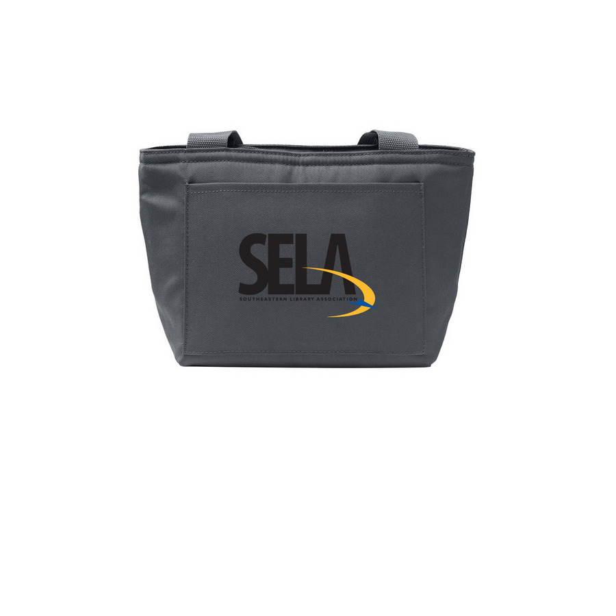 SELA Lunch Bags, a Grey Steel Insulated Lunch Tote