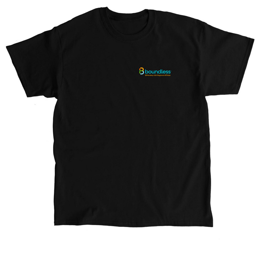 Classic Boundless, a Black Classic Unisex Tee