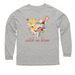 watch me bloom 2, a Athletic Grey Triblend Long Sleeve Tee