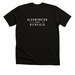 White on dark, a Black Heather Premium Unisex Tee