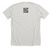 Save Lewis Logo Red, a Heather Cement Premium Unisex Tee (back-view)
