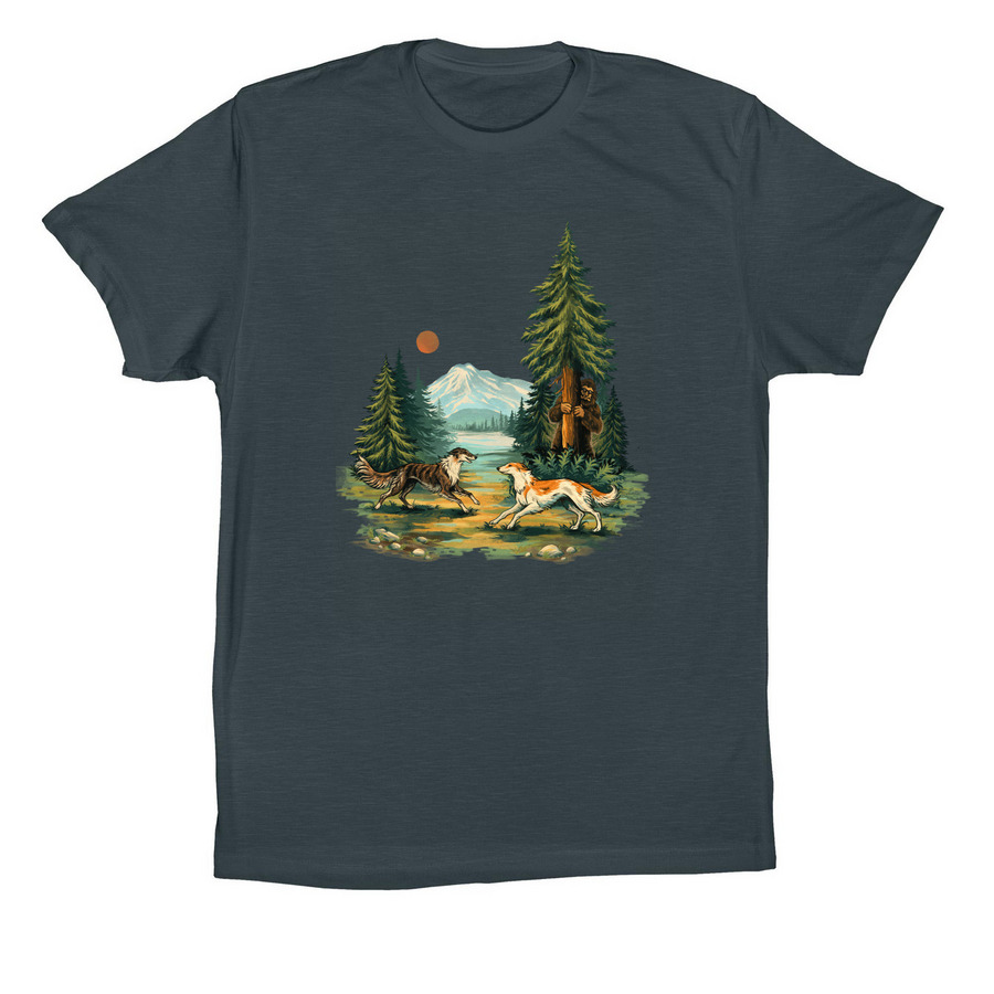NWFest 2026: Image Only - No Text on Front, a Dark Grey Premium Cotton Tee