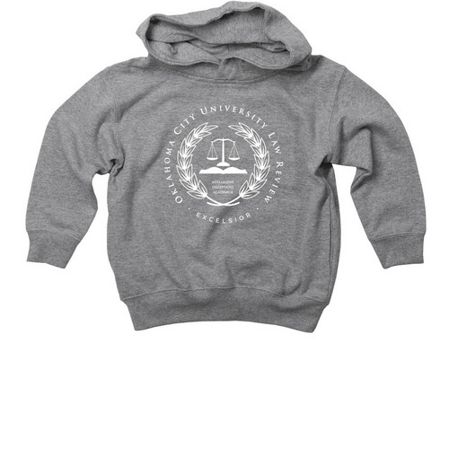 Law Review for Toddlers, a Granite Heather Toddler Pullover Hoodie