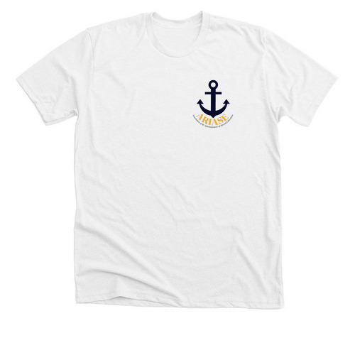 Gear Up with ARIASE!, a Solid White Blend Premium Unisex Tee