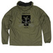 II X & III X windbreaker, a Army Quarter-Zip Windbreaker (back-view)