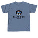Salty, a Blue Jean Comfort Colors Unisex Tee (back-view)