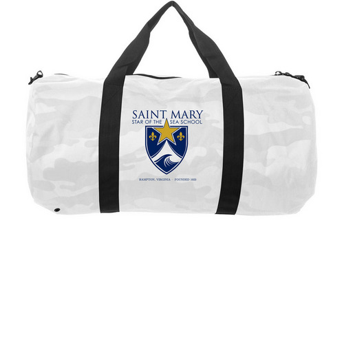 Guiding Light, a White Camo Day Tripper Duffel Bag