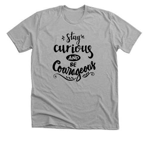 IFS Curious & Courageous T-Shirt, a Athletic Heather Premium Unisex Tee