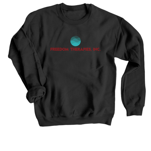 FREEDOM Therapies&nbsp;, a Black Crewneck Sweatshirt