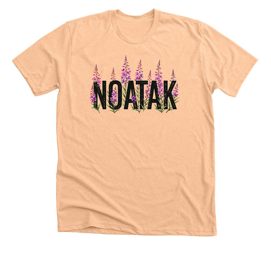 Fireweed, a Heather Peach Premium Unisex Tee