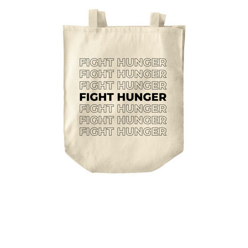Gleaners Fight Hunger Tote Bag, a Natural Over-the-Shoulder Shopping Tote Bag