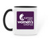 KCWC Logo Mug, a Black Two-Tone Ceramic Mug (back-view)