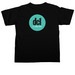 dc1 Climbing, a Black Comfort Colors Unisex Tee (back-view)
