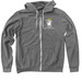Sweater (& T-Shirt) Weather, a Deep Heather Zip Up Hoodie
