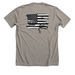 Freedom Over Force - NFN, a Heather Stone Premium Unisex Tee (back-view)