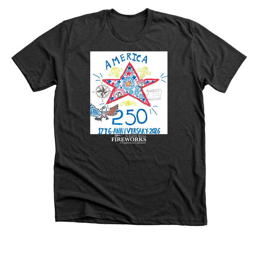 250 Anniversary Shirt Winner, a Dark Grey Heather Premium Unisex Tee