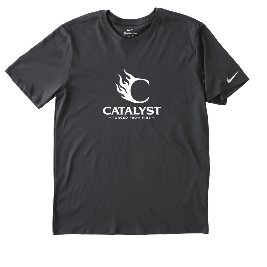 Catalyst Nike Performance Tee, a Anthracite Nike Dri-FIT Jersey Blend Performance Tee