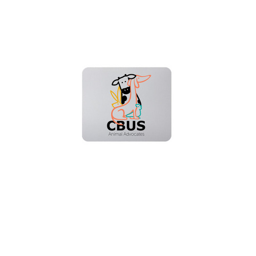 Mouse Pad, a White Full Color Mouse Pad