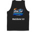 Law Enforcement Torch Run 2026! Matthew 5:9, a Black Unisex Performance Tank (back-view)
