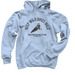 Pileated Woodpecker Edition, a Light Blue Pullover Hoodie