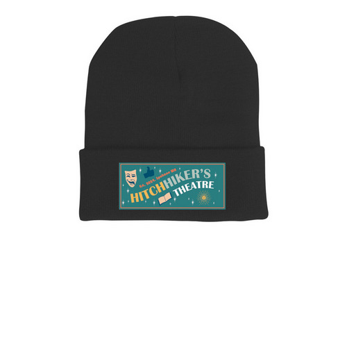 Hitchhiker's Season 3 Beanies, a Black Printed Cuffed Beanie