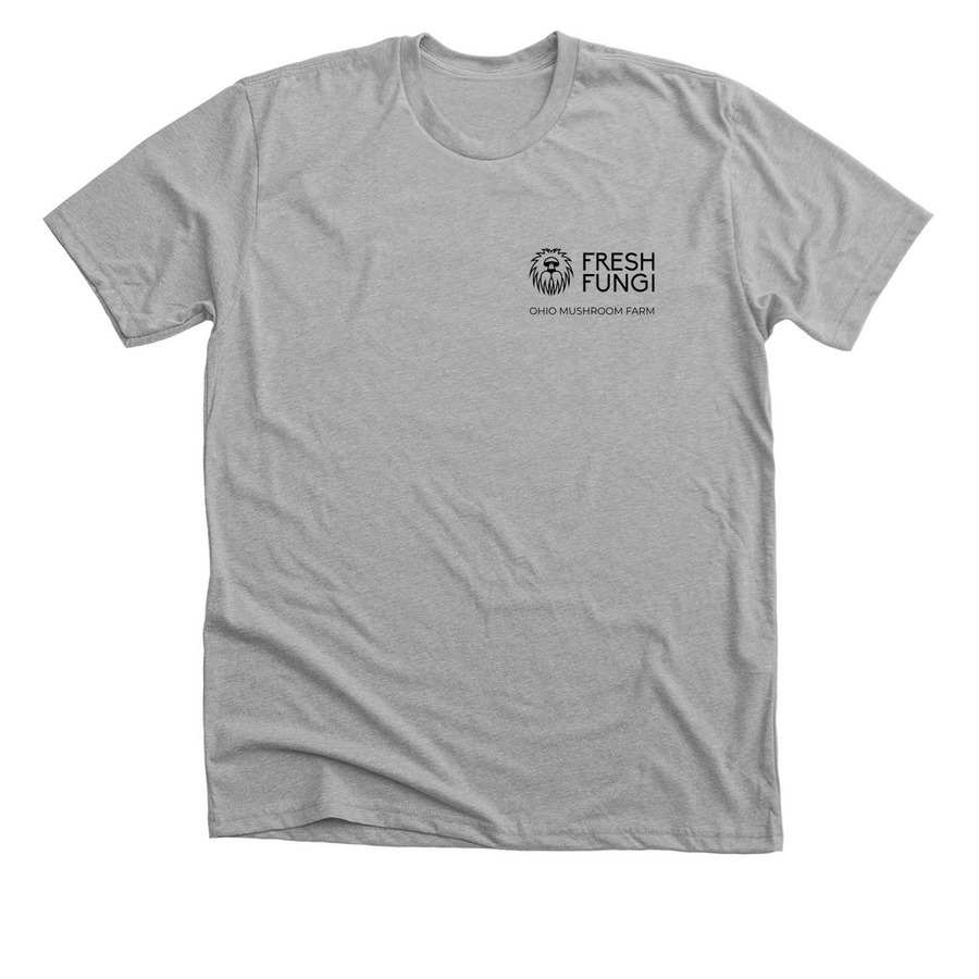 Support the Millers and the Mushroom farm!&nbsp;, a Athletic Heather Premium Unisex Tee
