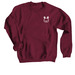DDHRR Bunny Logo, a Maroon Crewneck Sweatshirt
