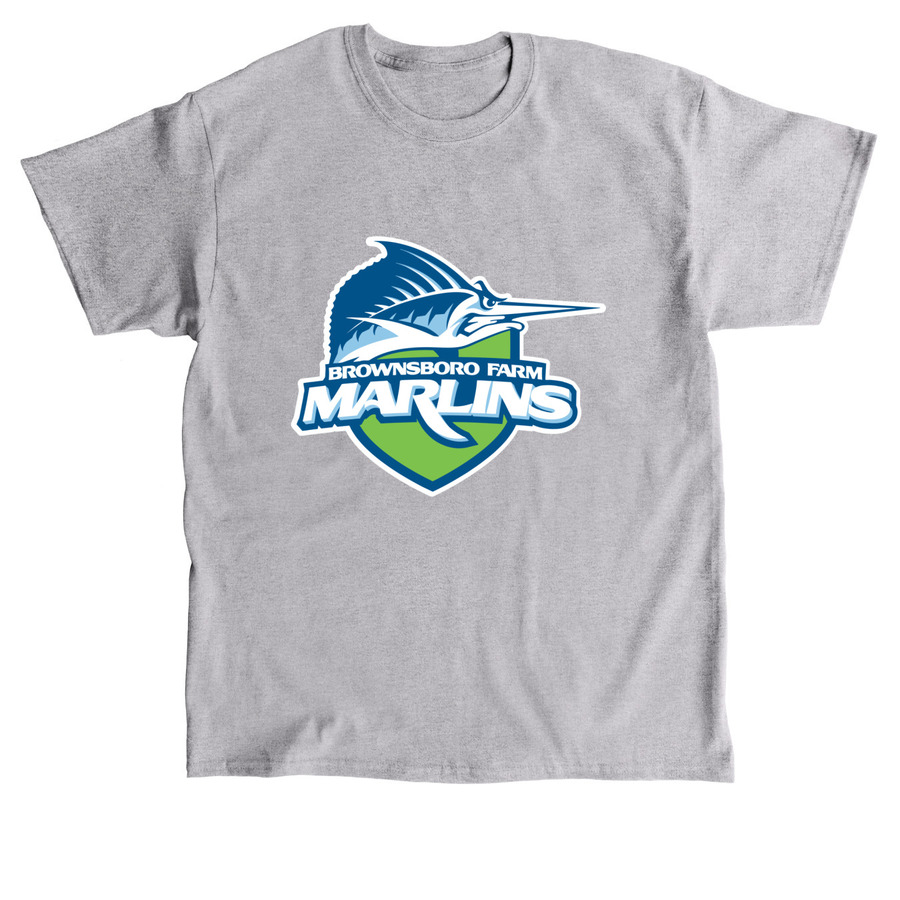 Brownsboro Farm Marlins Swim Team, a Sport Grey Classic Unisex Tee