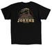 Jokers Trains, a Black Classic Unisex Tee (back-view)