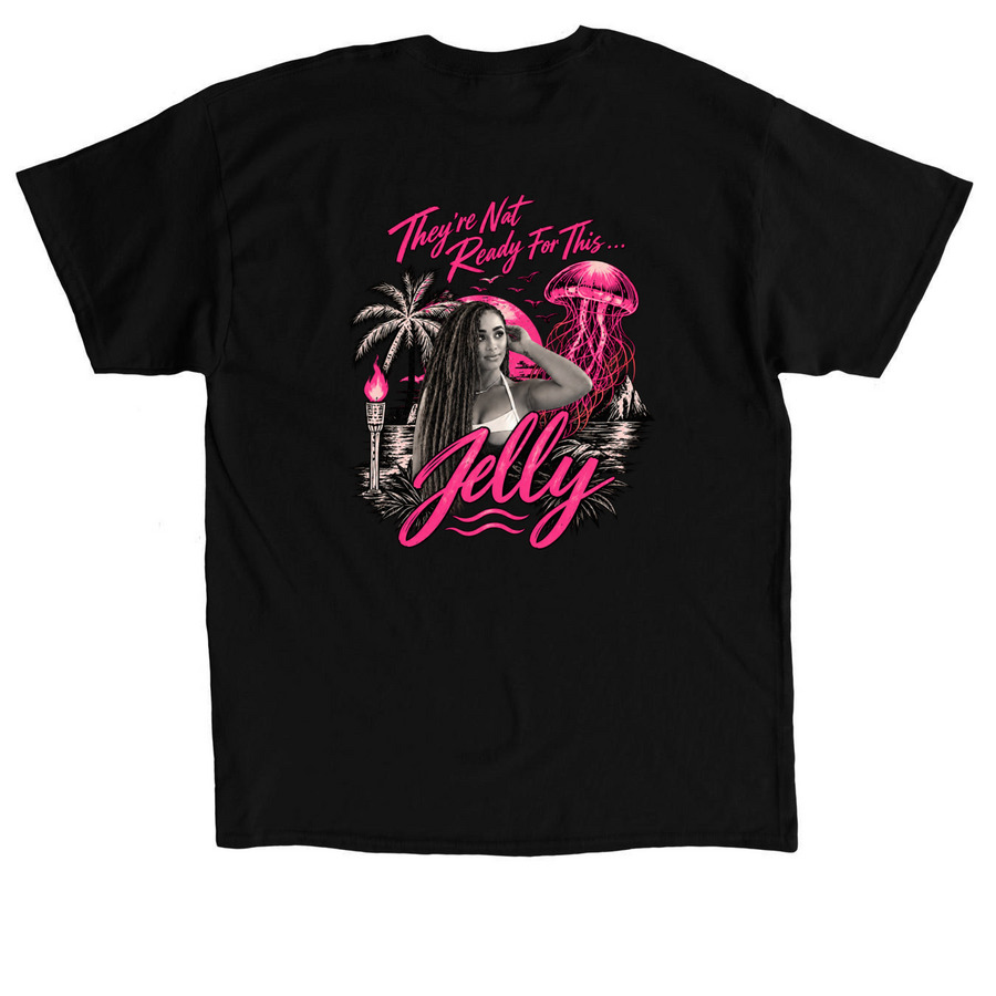 Team Jelly S51, a Black Classic Unisex Tee (back-view)